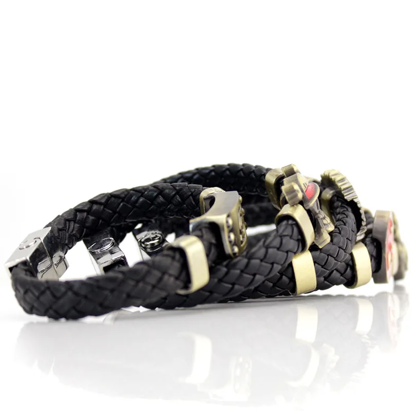 Лидер продаж цельный браслет Гигантский черный дэкон финальная фантазия