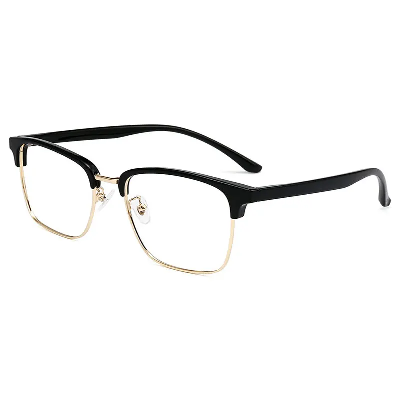 

New Arrival Plastic Frame Glasses For Unisex Full Rim Rectangle Browline Frame Myopia Spectacles Hot Selling