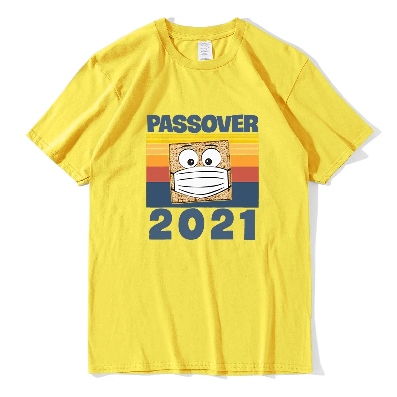 

Tu Vintage Pass over 2021 Matzo Dabbing Seder Jewish tops Family mens t Shirt fashion tee 100 cotton oversized tops summer 2021