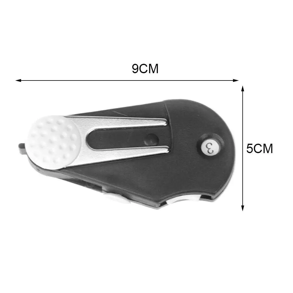

Portable 5-in-1 Golf Turf Tool Groove Score Counter Accessories Green Foldable Multifunctional Tool Fork Aids Training S0C6