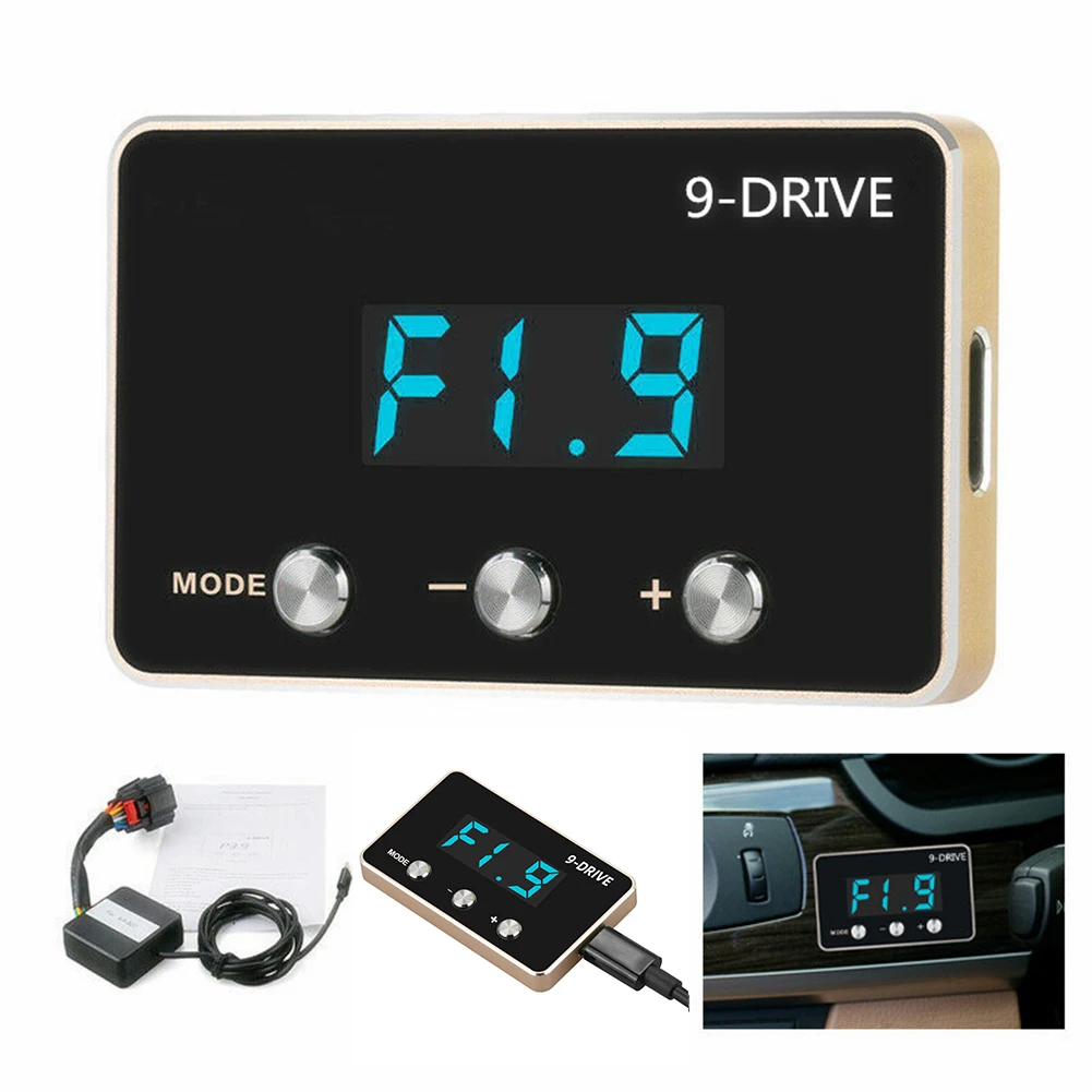 

9 Modes Replacement Parts Throttle Controller Pedal Multifunction Electric Accelerator Interior Trim Repair Lightweight Compact