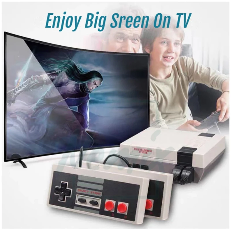 Мини-игровые консоли 8 бит Ретро ТВ видео игровые с 620 классическими играми