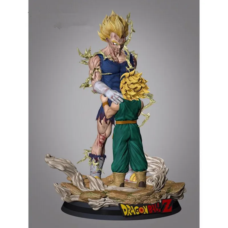 52 см Аниме Драконий жемчуг Супер Saiyan Vegeta стволы битва повреждения 1/4 GK статуя смолы фигурка Коллекционная модель игрушки M3629