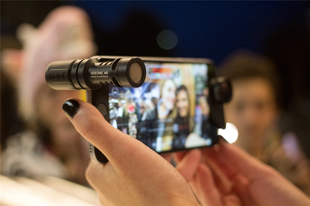 YIXIANG Rode VideoMic мне компактный мини-направленный микрофон для iPhone 6S 6 plus смартфон Регистраторы Mic