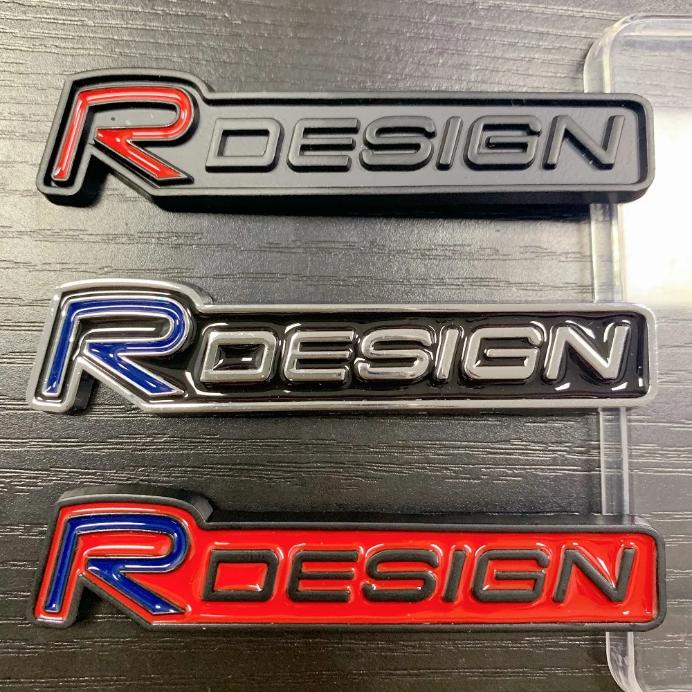 10 шт. автомобильные 3D металлические RDESIGN логотип наклейка значок эмблема