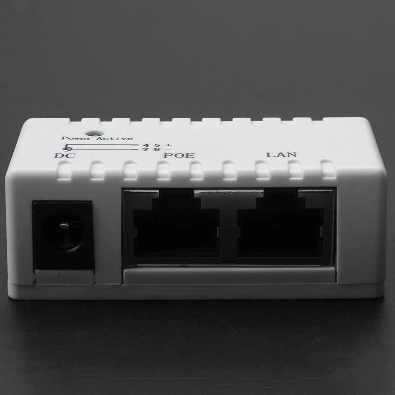 Poe сплиттер инжектор Rj45 Dc 5 мм x 2 1 вход пассивный фотоадаптер для Ip сетевой камеры