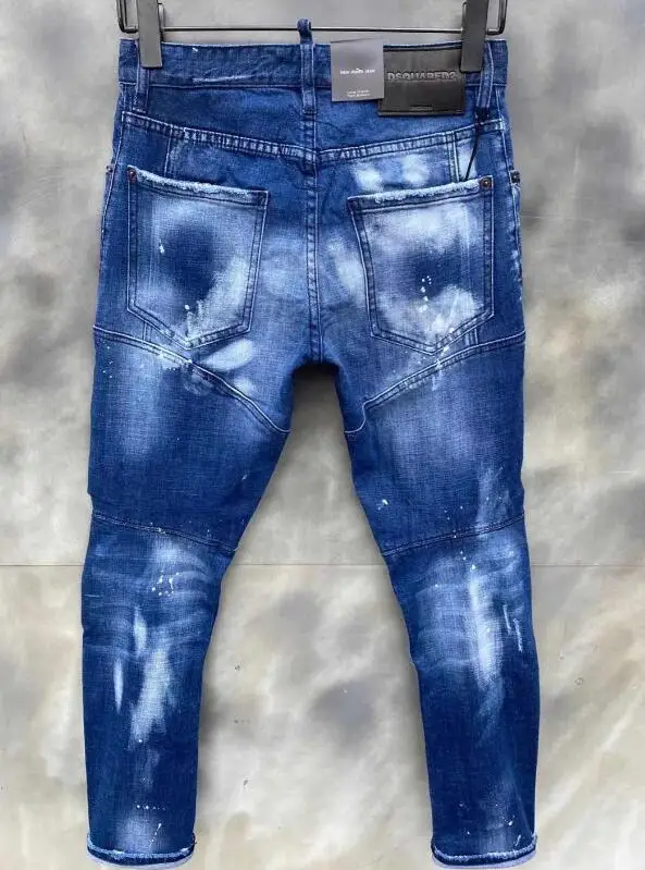 2021 New classic,Authentic DSQUARED2,Retro,Italian brand ,Women/Men Jeans,locomotive,Jogging jeans T132