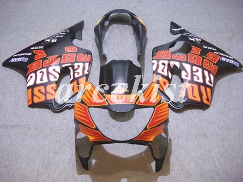 

New ABS Motorcycle bike Whole Fairings Kit Fit For HONDA CBR600 F4 1999 2000 99 00 FS Bodywork set matte repsol