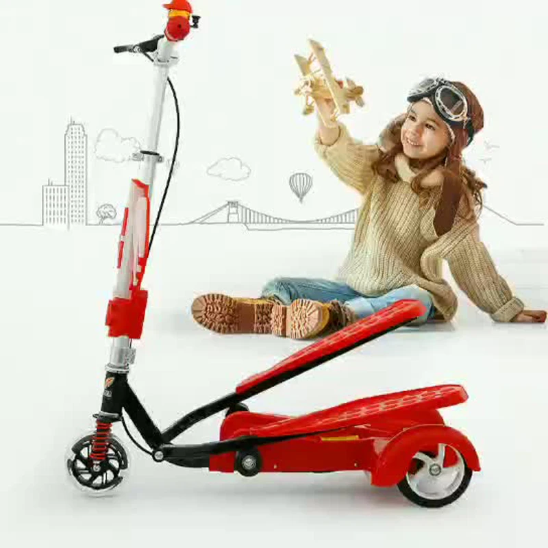 Ножницы скутер GLT SH088 Детская куртка с двумя ножным скейтборд детский