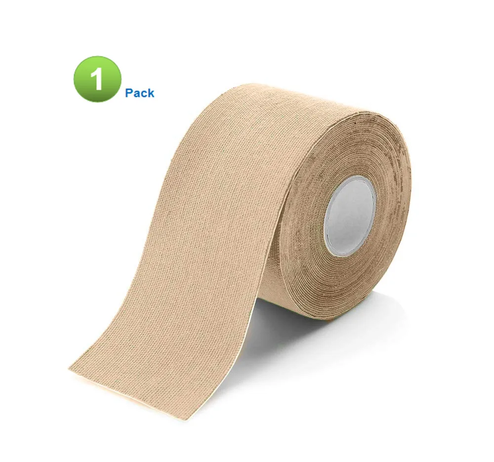 1pack Beige Giwil 2 упаковки кинезиологическая лента Атлетическая поддержка мышц эластичная спортивная лента фитнес Теннис Бег колено Защитная муфта для мышц ножницы - Цвет: 1pack Beige
