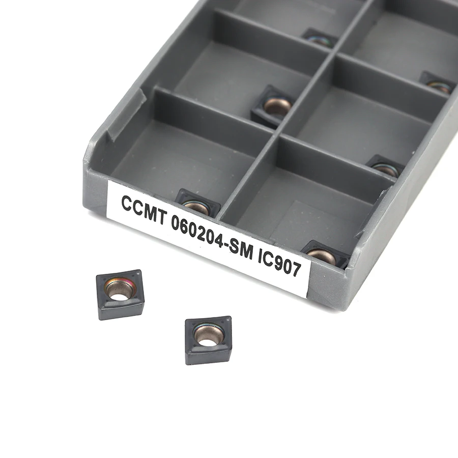 10 шт. CCMT060204 SM IC907 IC908 внутренний твердосплавный инструмент для обработки деталей