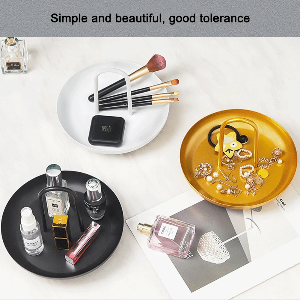 

European Style Fruit Storage Tray with Handle Cake Rack Dessert Serving Tray Wedding Decoration Snack Rack Kitchen Accessories