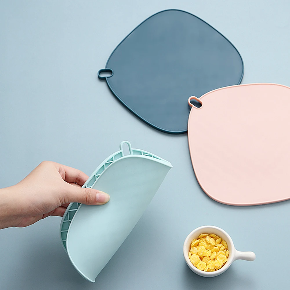 

Placemat Coaster Style Anti-Skid Heat Resistant And Potholder Creative Silicone Nordic Pad Suitable For Kitchen Restaurant