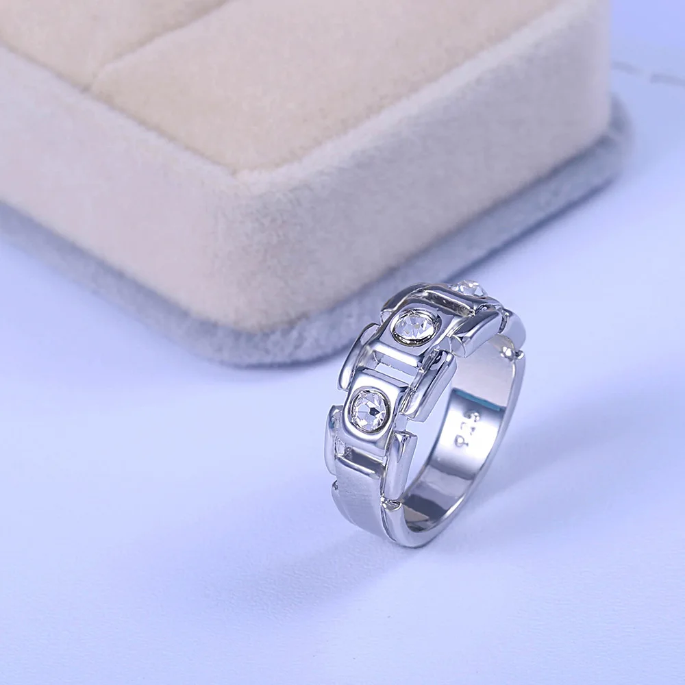 Модное мужское кольцо серебряные обручальные кольца для женщин обручальное с