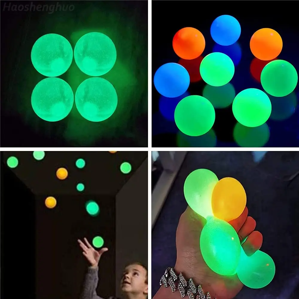 Липкий настенный мяч ToyTime антистресс для декомпрессии игрушка сквош клейкая