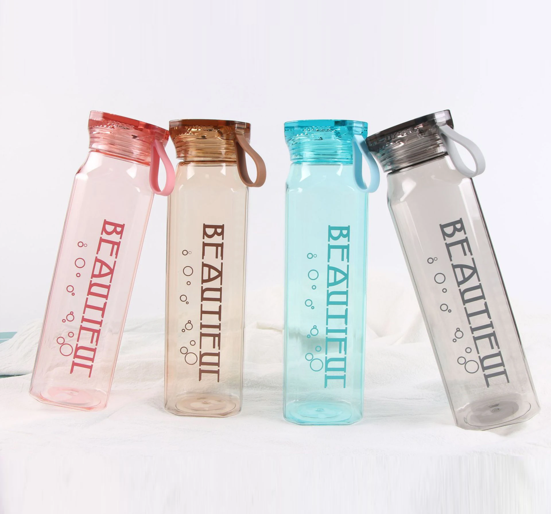 Pan da space бутылка для воды креативная Минималистичная прозрачная квадратная