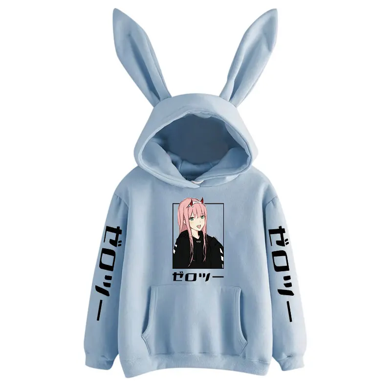 Женская толстовка в стиле аниме darling in the franxx милый костюм Харадзюку для косплея