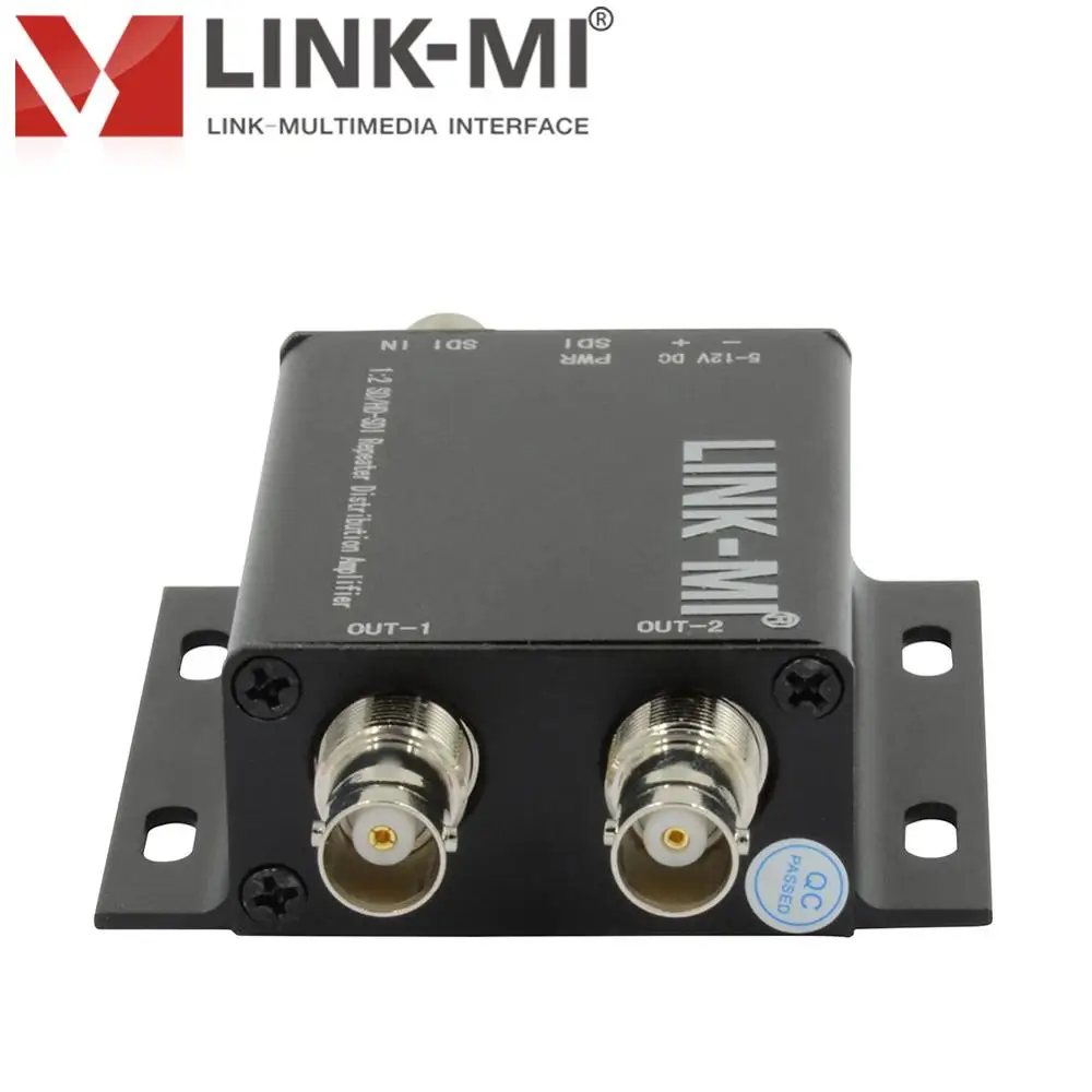 Фото LINK-MI 1x2 SDI Разветвитель SD/HD-SDI/3G-SDI Повторитель сигнала Распределительный усилитель 300 м 400 м 1 в 2 выхода sdi преобразователь 1080p SDI №4