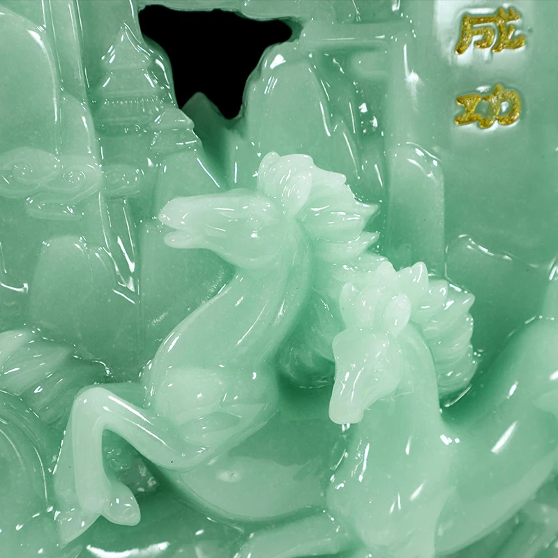 

Feng Shui horse decoration Resin Sculpture crafts Home Decor accessories Office ornament housewarming Lucky wedding gifts