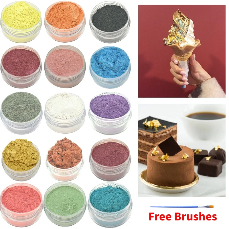 Съедобный золотой порошок 4 г мусс торт помадка макарон шоколадный десерт