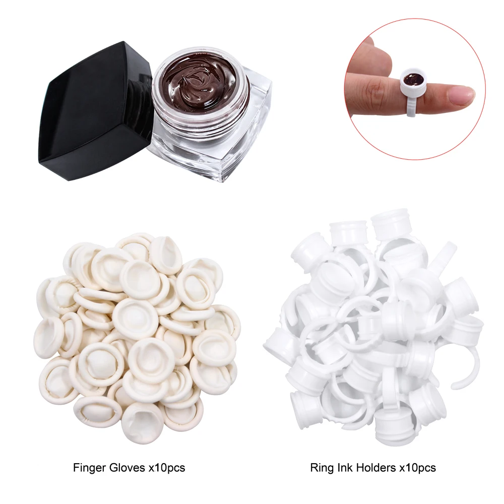 Новый комплект для микроблейдинга бровей ручка татуировки игла с пигментными