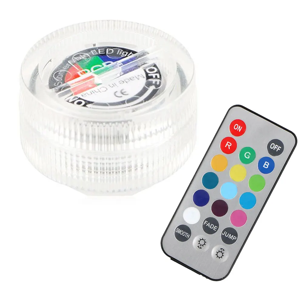 Погружной светильник светодиодная ваза цветной модный RGB 3 светодиода