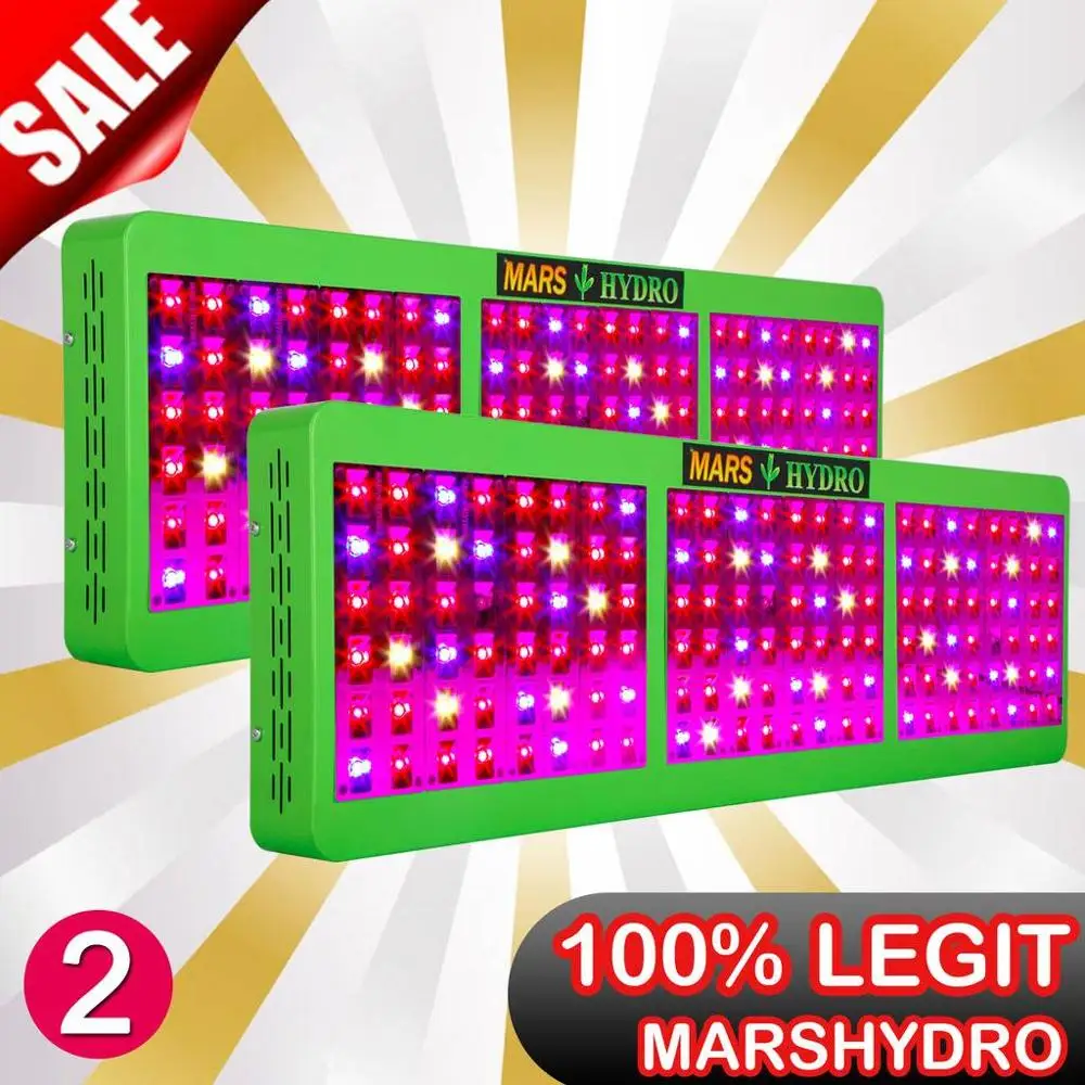 2 шт отражатель 800 Вт полный спектр светодиодный свет для выращивания тентов и