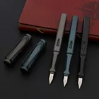 Перьевая ручка, черная матовая черная, 2020, 870, зеленая, темно-серая, с большим зажимом, пластиковые чернильные ручки, Канцтовары, школьные и офисные принадлежности