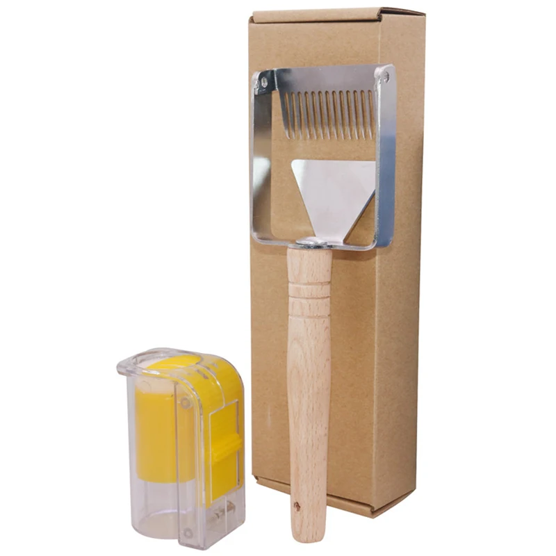 Топ! инструменты для пчеловодства костюм 1 шт два в одном мед вилка резки скребок