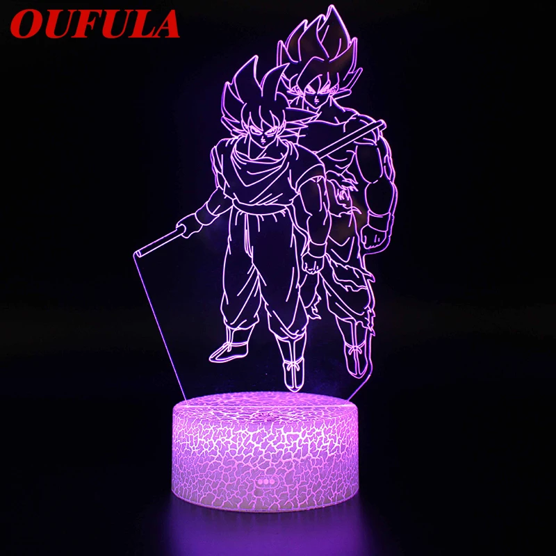 

Ночники светодиодные, новинка, 3D лампа, милая игрушка, подарок, 7 цветов, абстрактная графика, мультфильм, атмосферная лампа для детской комн...