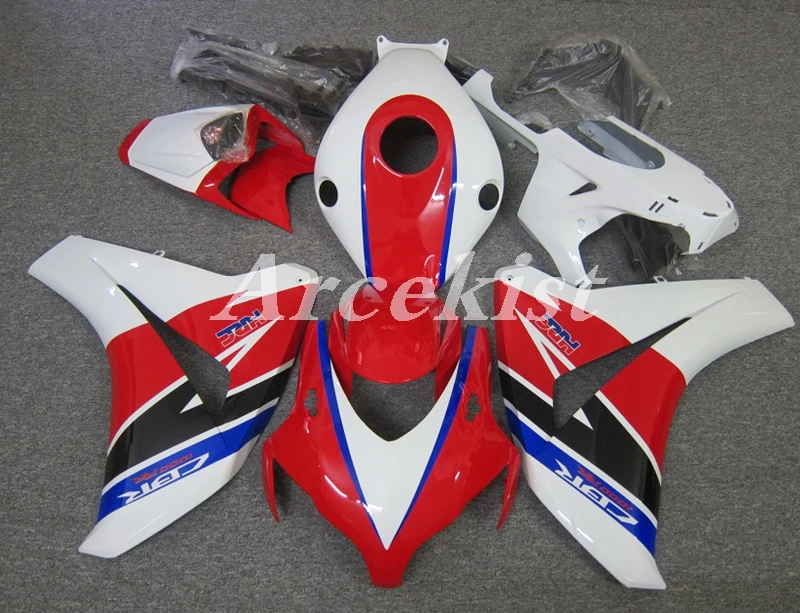 

Injection Mold New ABS Whole Fairings kit Fit For Honda CBR1000RR 2008 2009 2010 2011 08 09 10 11 Bodywork set white Red