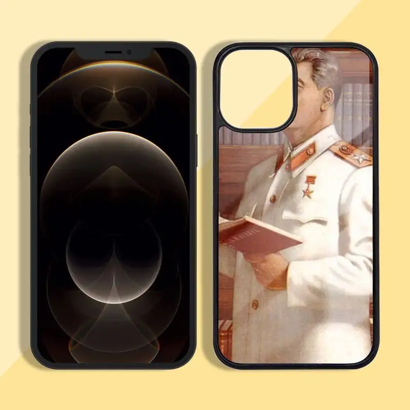 

Russian Commander Stalin Phone Case Silicone TPU+PC For iPhone11 12 mini Pro MAX 7 8 Plus X XR XS Samsung S20 10 9 8 Plus ultra