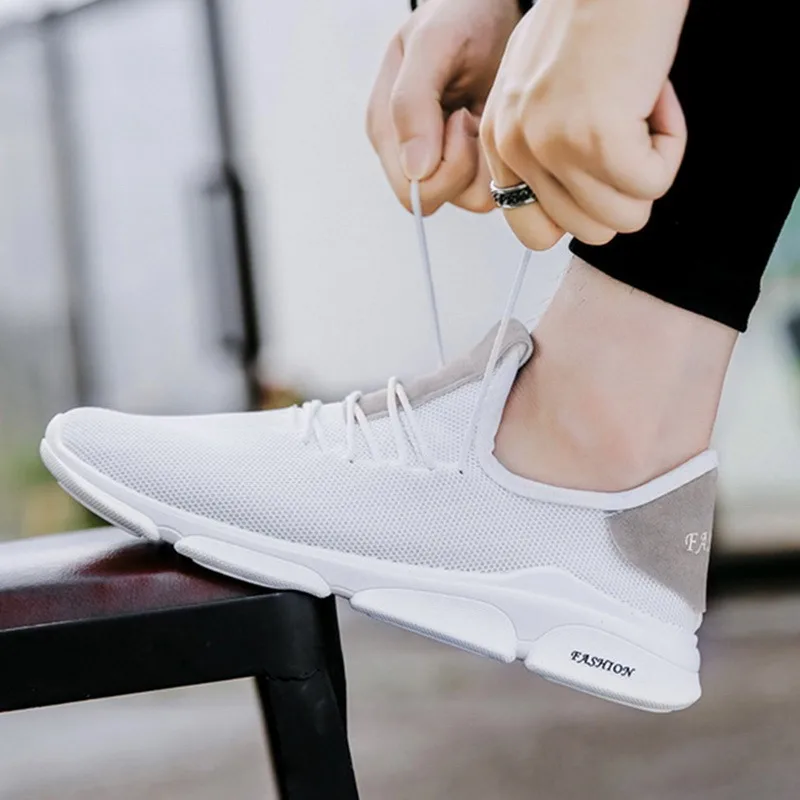

Breathable Sneakers Man Sports Fashion 2021 Outdoor Hollow Black Sneakers Light Mens Shoes Plus Size Casual Sneaker Unisex Shoes