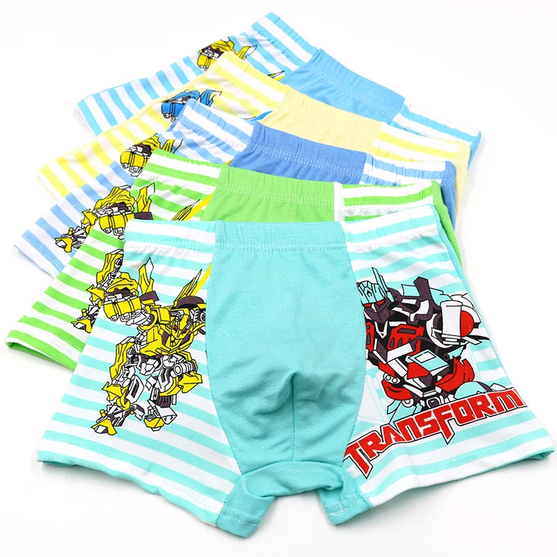 3 шт./лот модное дышащее летнее нижнее белье для мальчиков детское из вискозы