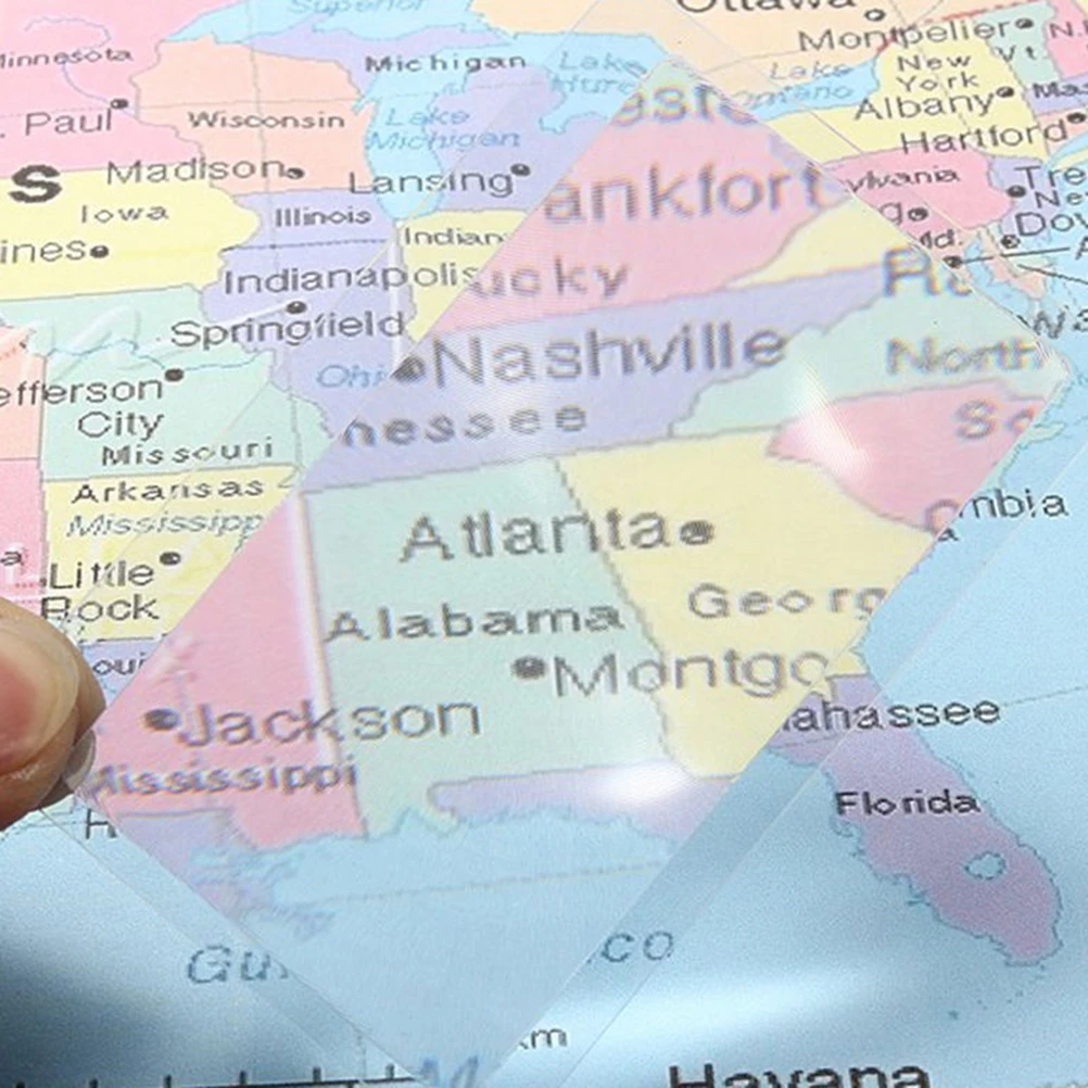 10 шт. прозрачный кредитных карт 3 х лупа увеличение увеличительная линза Френеля