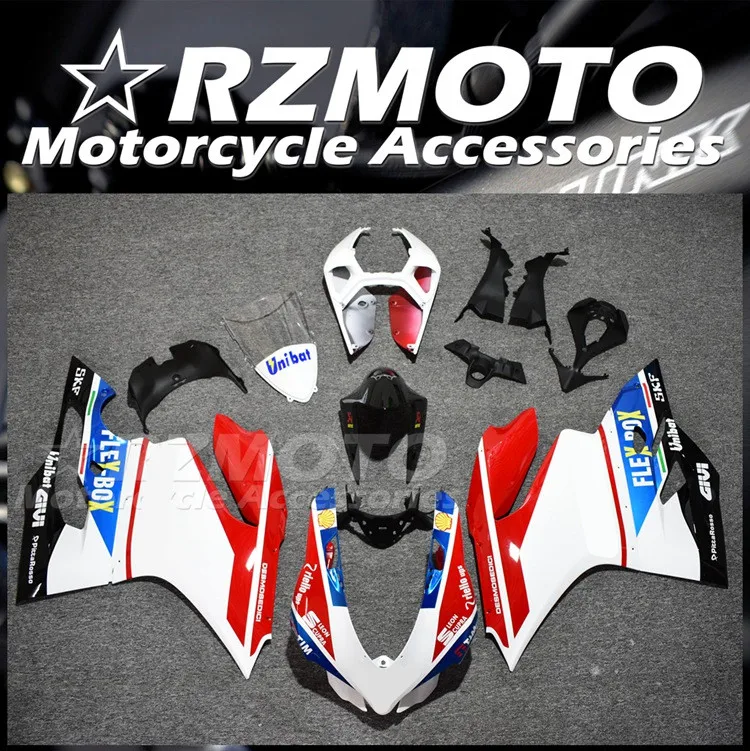 

Injection Mold New ABS Whole Fairings Kit Fit for Ducati 899 1199 Panigale 2012 2013 2014 12 13 14 Bodywork set Red blue