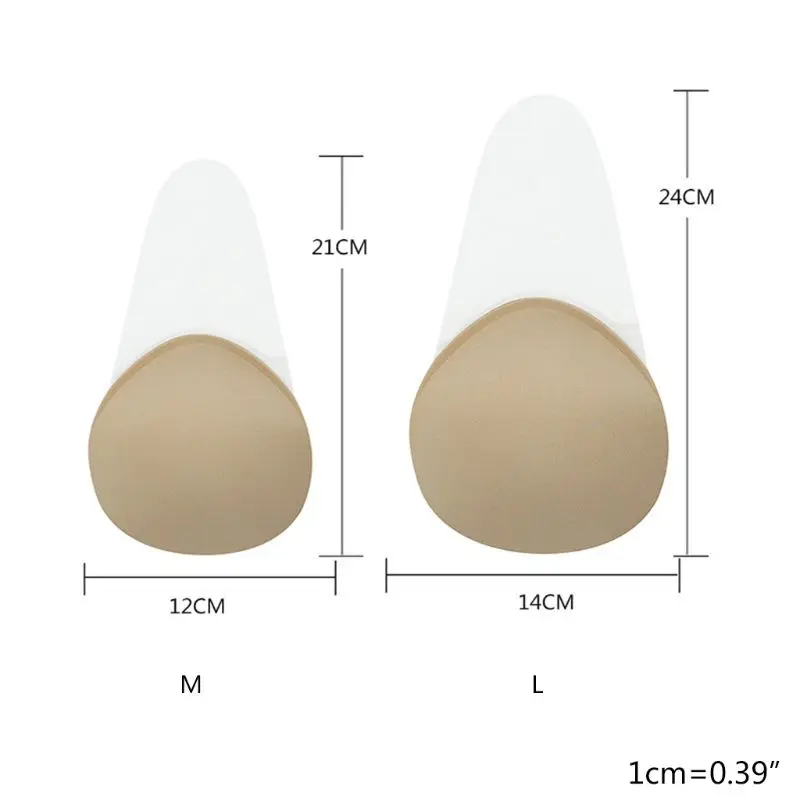 1 пара бесшовных Невидимые гелевые Чехлы для сосков в форме капли воды липкий