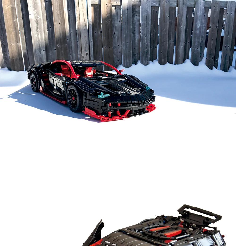 MOC-12560 Technic серии RC автомобиль Roadster мощность функция автомобиля строительные блоки кирпичи дети Technic игрушки для детей ребенок рождественские подарки