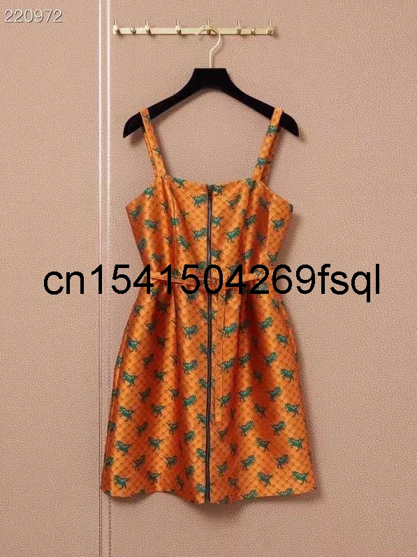 

Женское пляжное мини-платье на бретельках, дизайнерское платье с поясом и животным принтом, лето 2021