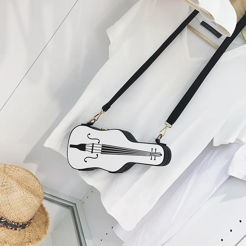 Стильная сумка на плечо из искусственной кожи в стиле скрипки женская