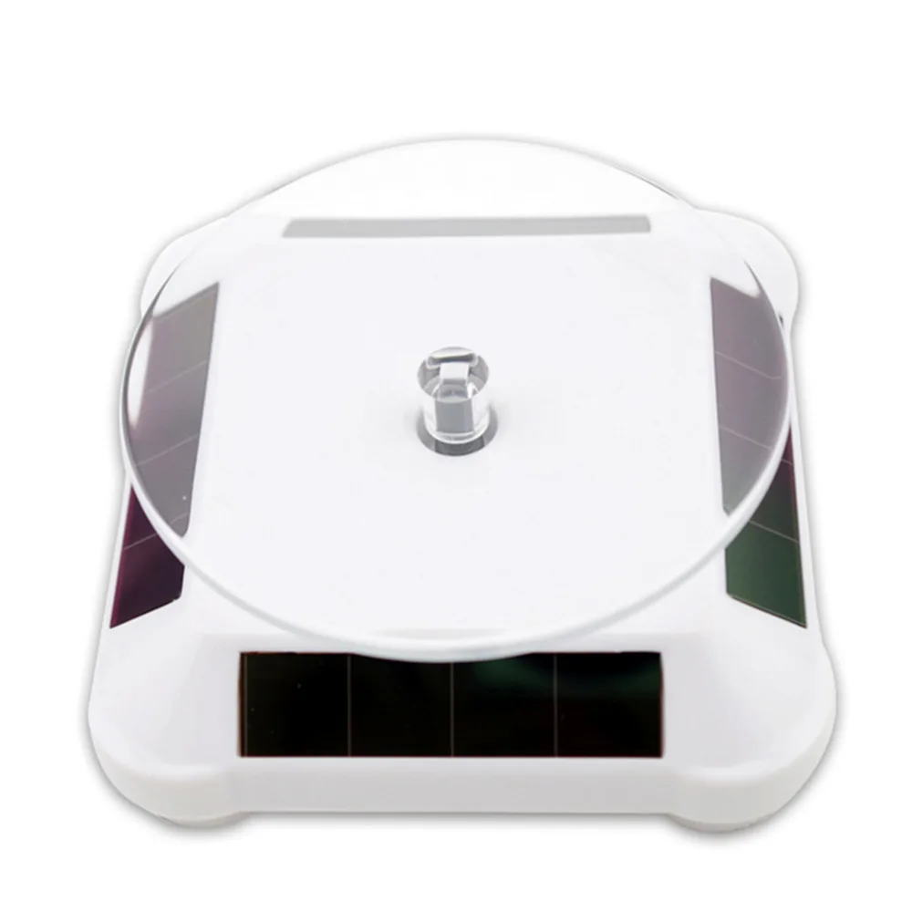 Витрина на солнечной батарее с поворотом 360 градусов вращающееся кольцо для