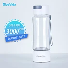 Генератор водородной воды DuPont 3 в 1, самоочищающийся генератор водорода с ингаляционной трубкой, для спорта и путешествий, SPEPEM H2