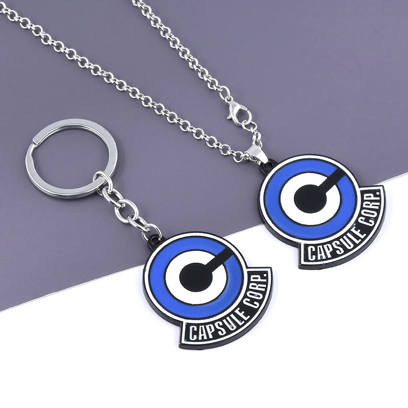 

New Japan Anime Theme Logo Metal Pendant Necklaces/Keyrings Sweater Chain Women/Men Kids Keychain Jewelry Gift