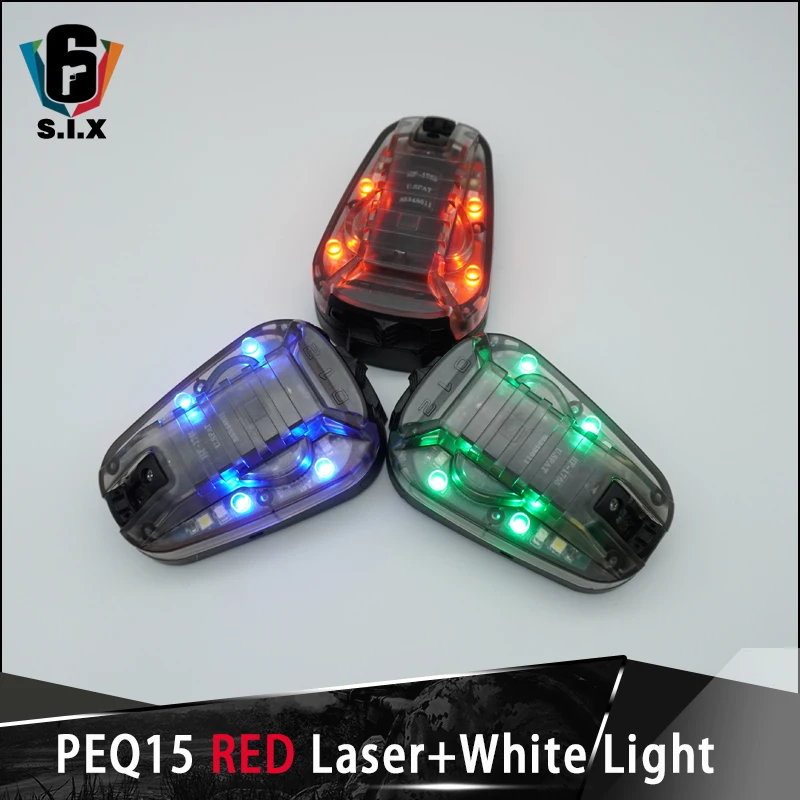 spesifikasi Hel Bintang 6 GEN 3 Helm Lampu Strobo IR Hijau Merah Senter Kelangsungan Hidup Lampe Airsoft Flash/Steady Tahan Air
