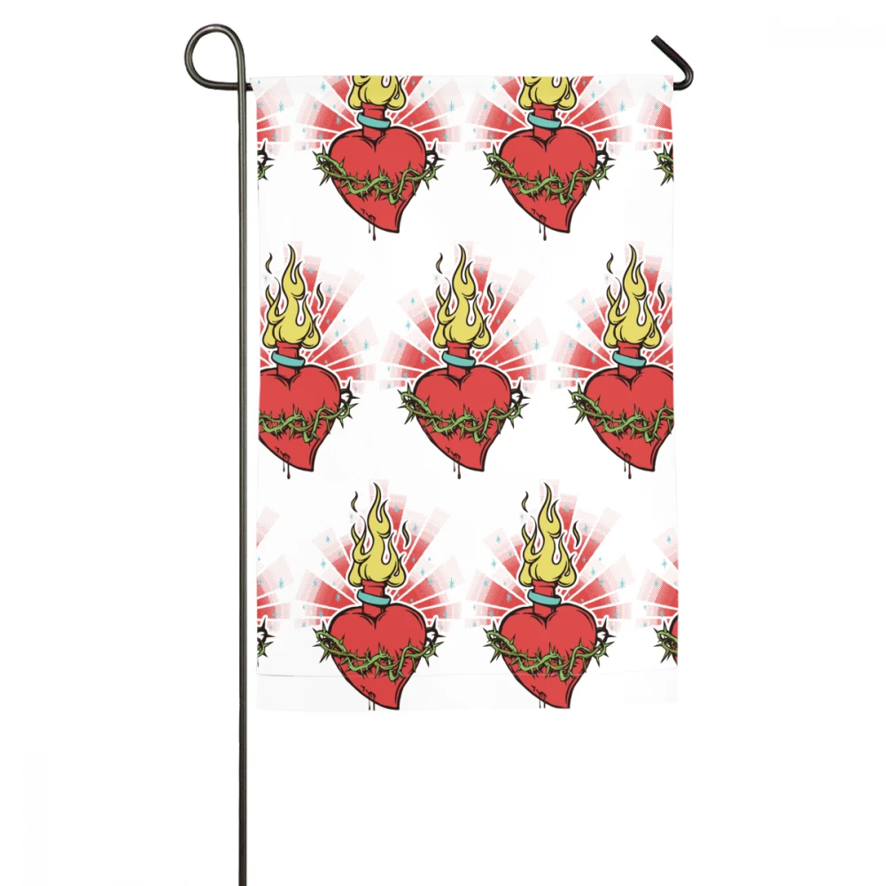 

«Ты проколол мою душу», «я наполовину Агон», «Надеюсь», модный Садовый флаг, высококачественный Садовый флаг, тематический Садовый флаг, инд...