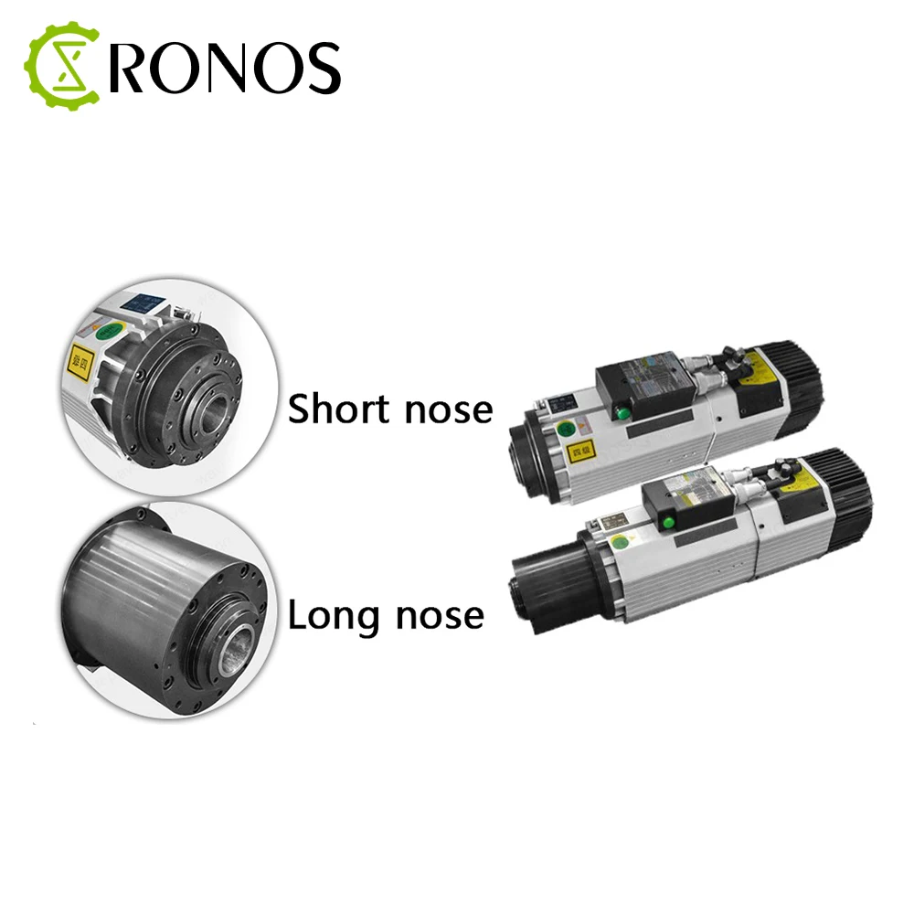9KW с воздушным охлаждением мотор шпинделя 220 V/380 V 12000 ~ 24000rpm 6.4Nm 22A короткий/длинный