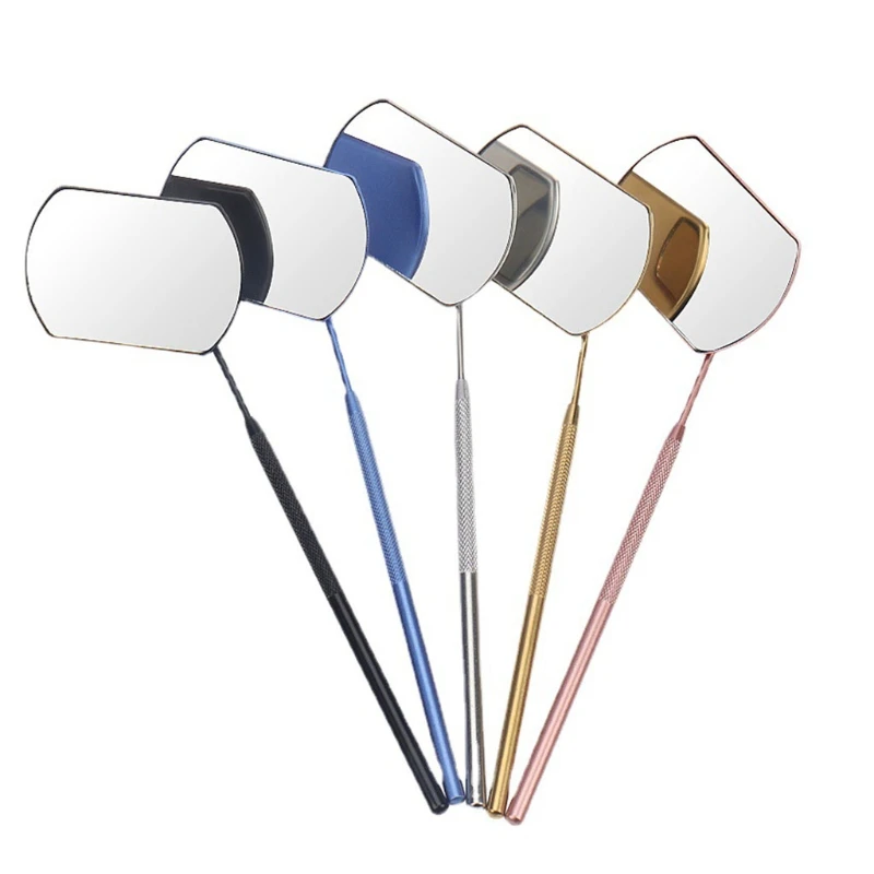 

Eyelash Mirror Large Makeup Mirror Magnifying Beauty Long Handle Mirror For Checking False Eyelashes Makeup Tool