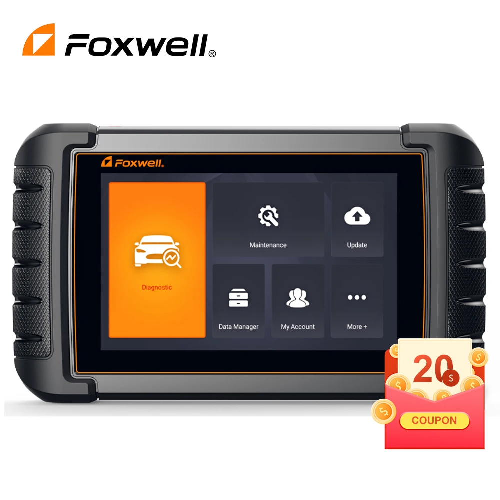Автомобильный диагностический сканер Foxwell NT809 OBD2 28 для обслуживания всех систем
