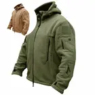 Мужская военная зимняя теплая флисовая тактическая куртка в стиле милитари США куртка с капюшоном для занятий спортом на открытом воздухе армейские куртки для походов