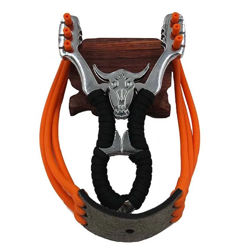 Лидер продаж Высококачественная Рогатка из сплава для охоты и стрельбы на